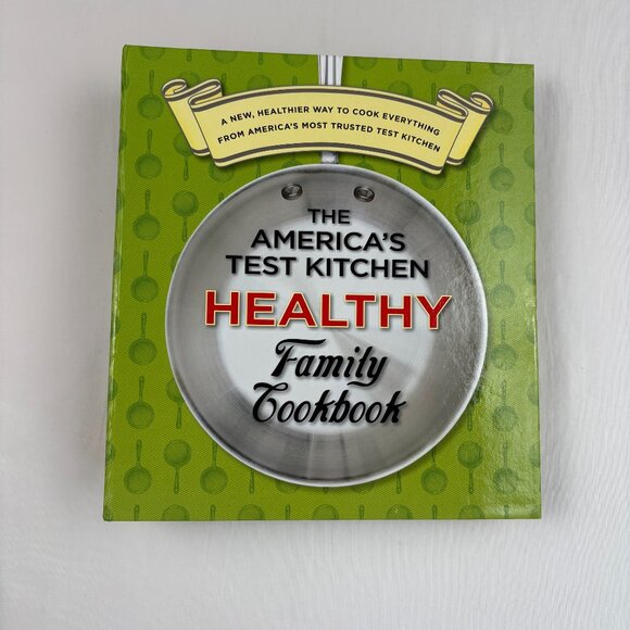 The America's Test Kitchen Healthy Cookbook Ring Binder Hardcover Indexed - Picture 1 of 9
